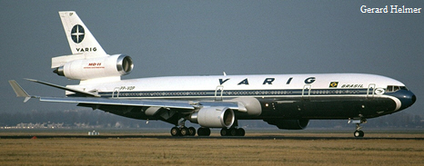 Varig Brasil MD-11 Safety Card